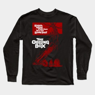 The Oblong Box Edgar Allan Poe Design Long Sleeve T-Shirt